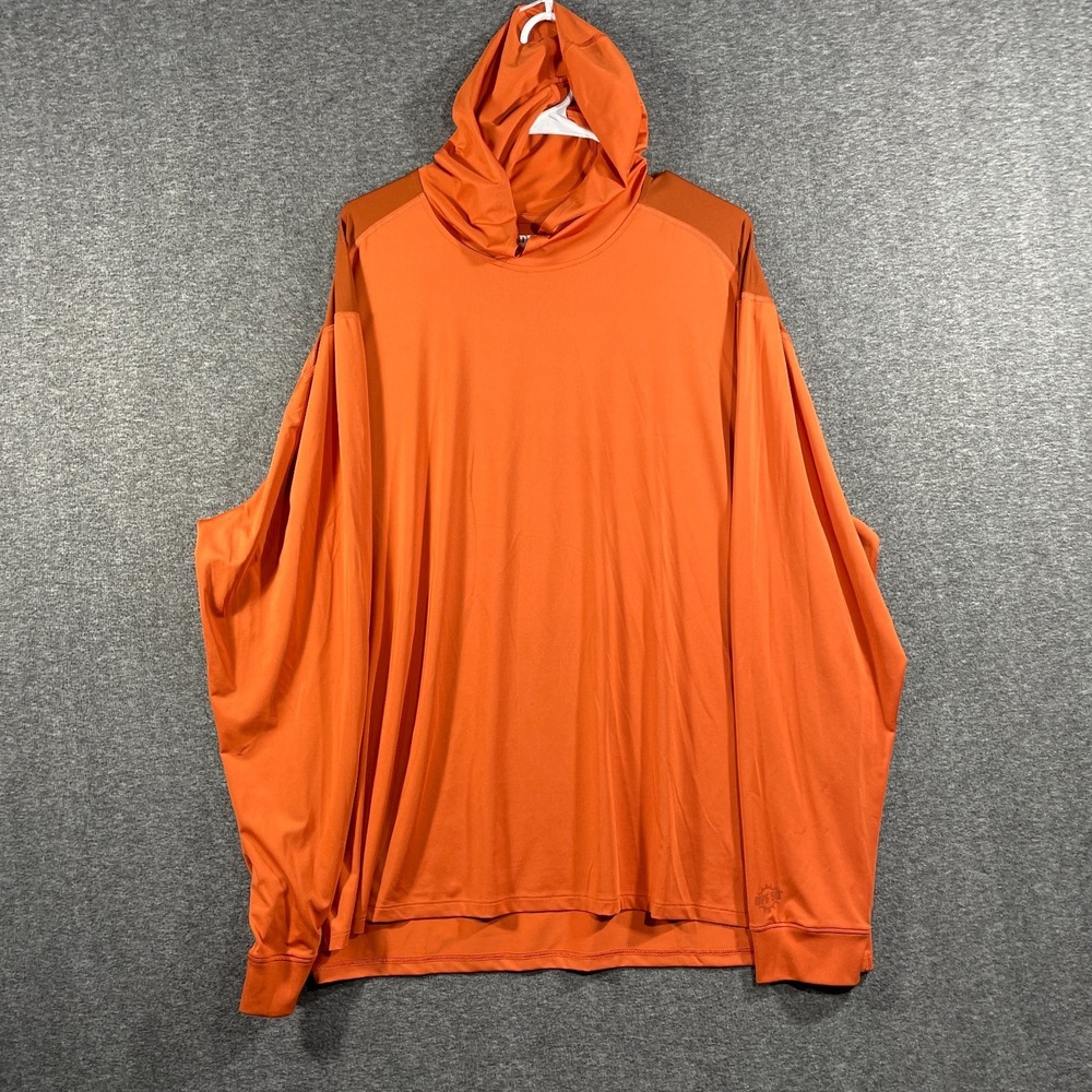 Duluth Fishing Hiking Hoodie Pullover Mens 2XL UPF Lightweight Shirt